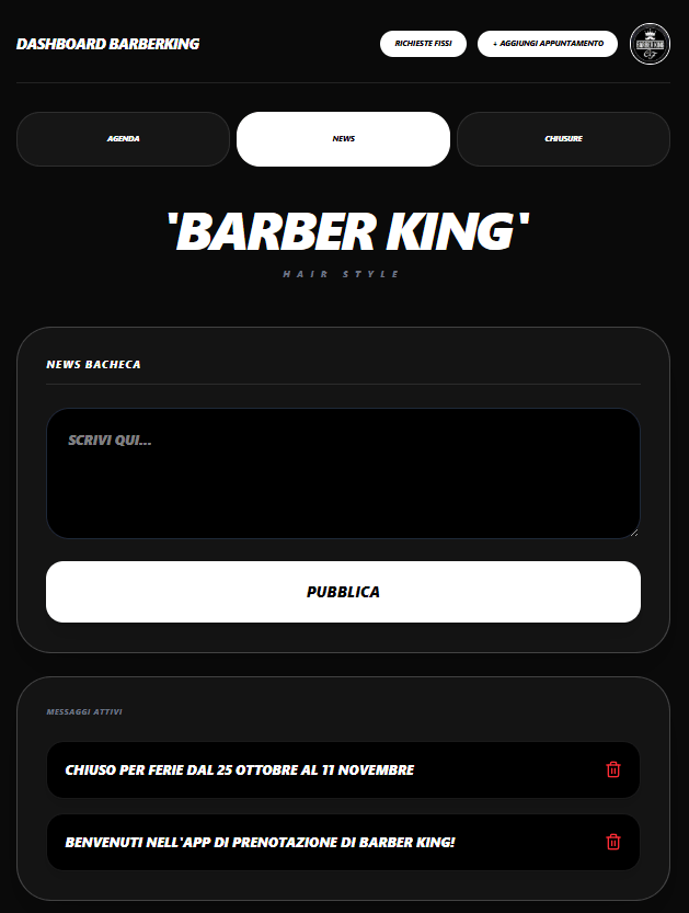 Dashboard Admin: News